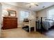 Bright bedroom with natural light, with a comfortable queen sized bed at 4611 Dogwood Rd, Pine Lake, GA 30072