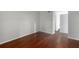 Inviting bedroom with hardwood floors, neutral walls, and a large closet at 603 Summit North Ne Dr # 603, Atlanta, GA 30324