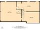 Floor plan showcasing the basement layout including the garage, basements, utility and hall at 48 Saddle Field Nw Cir, Cartersville, GA 30121