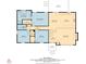 Detailed floor plan illustrating the layout of the first floor, including room dimensions at 48 Saddle Field Nw Cir, Cartersville, GA 30121