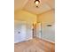 Comfortable bedroom with carpeting, neutral walls, a closet, and an ensuite bathroom at 520 Harmony Way, Locust Grove, GA 30248