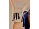 Walk-in closet with storage racks and shelving at 520 Harmony Way, Locust Grove, GA 30248