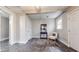 This is a newly finished basement area containing new paint, flooring and lots of space at 147 Olympic Pl, Decatur, GA 30030