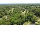 Overhead view of the home and neighborhood featuring green trees and quiet streets at 2107 Garden Cir, Decatur, GA 30032