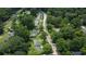 Aerial view of the neighborhood, full of green trees and quiet streets at 2107 Garden Cir, Decatur, GA 30032