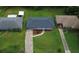 An aerial view of the house shows its location between two other houses at 2107 Garden Cir, Decatur, GA 30032