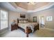 Serene main bedroom featuring a trey ceiling and natural light at 1997 Shaker Falls Ln, Lawrenceville, GA 30045