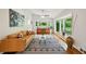 Bright living room with bay windows, hardwood flooring, and modern stylish furnishings at 2481 Melinda Ne Dr, Atlanta, GA 30345