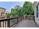Spacious wooden deck with railings offers outdoor living space at 747 Topsail Ln, Alpharetta, GA 30005