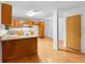 Open kitchen with ample cabinet space and a breakfast bar at 900 Fleetwood Cir, Atlanta, GA 30311