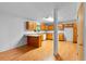 Spacious kitchen featuring wood cabinets and a light, neutral color palette at 900 Fleetwood Cir, Atlanta, GA 30311