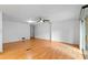 Spacious living room featuring hardwood floors and plenty of light at 900 Fleetwood Cir, Atlanta, GA 30311