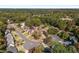 Aerial view of neighborhood and homes, surrounded by lush green trees at 2747 Livsey Trl, Tucker, GA 30084