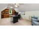 Bright office space with custom built-ins, carpet and great natural light at 2747 Livsey Trl, Tucker, GA 30084