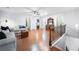 Spacious bonus room with hardwood floors, a ceiling fan, and ample natural light at 2069 Brightleaf Way # 123, Marietta, GA 30060