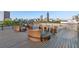 Spacious rooftop deck with comfortable seating that offers breathtaking views of the Atlanta skyline at 490 Marietta St Nw # 307, Atlanta, GA 30313