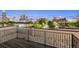 Rooftop deck with metal railings offers open space and stunning city views in the background at 490 Marietta St Nw # 307, Atlanta, GA 30313