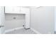 Functional laundry room with tile floors, modern cabinets, and neutral colors at 831 Corsiglia Farm Flts, Marietta, GA 30060