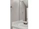 Bathroom featuring a single sink and vanity with a large mirror at 3822 River Ridge Ct, Decatur, GA 30034