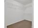 Walk-in closet features white walls and wire shelves at 3822 River Ridge Ct, Decatur, GA 30034