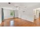 Spacious main bedroom featuring hardwood floors and natural light at 4179 Westchester Ne Xing, Roswell, GA 30075