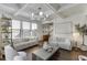 Elegant living room showcasing hardwood floors, neutral decor, and ample natural light at , Lawrenceville, GA 30044