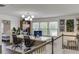 Home office with large desk, dual monitors, open shelving and nearby guest suite at , Lawrenceville, GA 30044