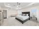 Spacious main bedroom with carpet, recessed lighting, and large windows at 3330 Carswell Bnd, Cumming, GA 30028