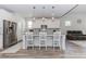 Bright kitchen with stainless steel appliances, granite countertops, and pendant lighting at 3397 Long Creek Drive, Buford, GA 30519