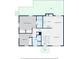 Detailed floor plan showcasing the layout of the home, including bedrooms, bathrooms, kitchen, and living spaces at 2640 Spring Se Dr, Smyrna, GA 30080
