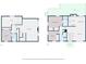 Two-story floor plan showcasing bedrooms, bathrooms, utility room, living room, deck, and porch at 2640 Spring Se Dr, Smyrna, GA 30080