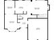 First floor plan featuring living room, dining room, kitchen, bath, and garage dimensions at 4188 Cookcreek Place Northwest Nw Pl, Lilburn, GA 30047