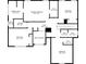 Second floor plan featuring bedrooms, primary bath, laundry, hall, and closet dimensions at 4188 Cookcreek Place Northwest Nw Pl, Lilburn, GA 30047