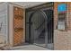 Gated entrance with brick detail, accessible parking, and visitor entry provides security and convenience at 840 United Avenue Southeast # 401, Atlanta, GA 30312