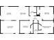 Detailed floor plan showing the layout of the home, including the kitchen, bedrooms, and living room at 191 Pine Ne St, Fairburn, GA 30213
