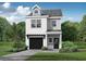 Charming two-story house with stone accents, a pergola, and lush landscaping at 31 Benscot Dr, Austell, GA 30106