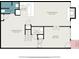 Basement floor plan featuring recreation room, bedroom, utility room, wet bar and a bathroom at 386 Link Rd, Alpharetta, GA 30022