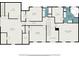 Second story floor plan showing bedrooms and bathrooms and dimensions of each at 386 Link Rd, Alpharetta, GA 30022