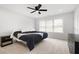 Cozy bedroom with carpet, ceiling fan and natural light from a window at 3322 Cranston Ln, Kennesaw, GA 30144