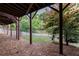View of the backyard from under deck at 4104 Townsend Ln, Dunwoody, GA 30346