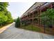 View of the community backyard and walkway at 4104 Townsend Ln, Dunwoody, GA 30346