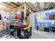Unfinished basement workshop area at 4104 Townsend Ln, Dunwoody, GA 30346