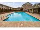 Community pool with brick paver deck at 4104 Townsend Ln, Dunwoody, GA 30346