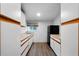 Efficient kitchen with white cabinets, laminate countertops, and modern appliances for your cooking needs at 5839 Darry Cir, Norcross, GA 30093