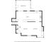 Floor plan depicting the layout of the kitchen, living room, dining area, and screened porch at 3726 Scotts Mill Run, Peachtree Corners, GA 30096