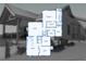 Detailed floor plan showcasing the layout of the home including bedrooms, bathrooms, kitchen, and living spaces at 1036 Dell Se Ave, Smyrna, GA 30080