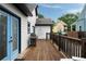 Enjoy outdoor gatherings on this wooden back deck, complete with modern grill at 3412 Orchard St, Atlanta, GA 30354
