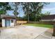 A spacious backyard features a shed and plenty of room for recreation at 3412 Orchard St, Atlanta, GA 30354