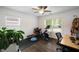 Office featuring a desk, stationary bike and lots of light at 3412 Orchard St, Atlanta, GA 30354