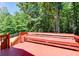 Spacious deck perfect for outdoor entertaining with built-in bench seating at 407 Yellowstone Dr, Powder Springs, GA 30127